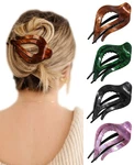 French Concord Curved 1 Count (pack 4), Marbling(purple/coffee/grey/green). Fixed Price $18.07.