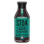 Stok Cold Brew Coffee, Unsweetened Black, Arabica Blend Medium Roast, 48 Fl Oz. Fixed Price $13.55.