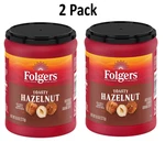 (pack 2)FOLGERS Toasty Hazelnut Artificially Flavored Ground Coffee, 9.6 Oz.. Fixed Price $14.29.