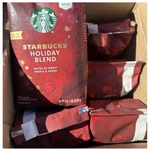Starbucks Holiday Blend Medium Roast Whole Bean Coffee 17 Oz 6 Bag Lot Pack. Fixed Price $52.22.