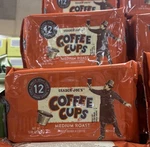 Packs Trader Joe's Coffee Medium Roast 12 Cups 5.08 Oz Each. Fixed Price $19.95.