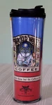 Raven S Brew Coffee Wicked Wolf Travel Beverage Tumbler 8" Tall New B11. Fixed Price $17.00.