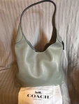 Coach Brooklyn 39 Shoulder Bag Sage Green Leather CU044 Nwot W/corner Rub. Fixed Price $320.00.