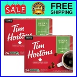 Tim Hortons Decaf Medium Roast Keurig Coffee Pods, 24 CT,2 Pack. Fixed Price $36.12.