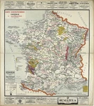1929 Carte Gastronomique French Cooking Gourmet Map France Poster Kitchen Decor. Fixed Price $37.95.