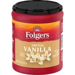 Folgers French Vanilla Artificially Flavored Ground Coffee, Medium Roast, 9.6 Oz. Fixed Price $6.57.
