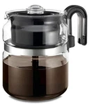 Caf Brew Collection High End Glass Stovetop Percolator Coffee Pot - Best 40 Oz. Fixed Price $29.69.