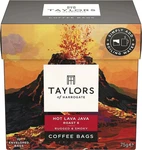 Taylors Harrogate Roasted Coffee - Hot Lava Java 75G (10 Enveloped Bags). Fixed Price $27.99.