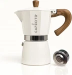 Cafecito Moka Pot Espresso Maker - 6 Cup Cuban Coffee With Wood Handle. Fixed Price $99.99.