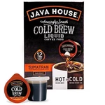 Java House Cold Brew Coffee Concentrate Single Serve Liquid Pods Sumatran 12 Cou. Fixed Price $37.29.