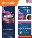 Lavazza Italian Roast Ground Coffee 12OZ Bag, Extra Dark Pack - Pa.... Fixed Price $17.59.