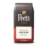 Peets Coffee, Dark Roast Ground - House Blend 10.5 Ounce Bag. Fixed Price $37.49.