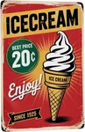 Ice Cream Enjoy Signage Tin Metal Signs Home D Cor 8X12. Fixed Price $10.99.