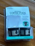 New Handy Gourmet Set 2 Reusable Coffee Pods Dishwasher Safe Stainless Steel. Fixed Price $5.00.