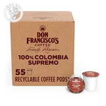 Don Francisco's 100% Colombia Supremo Coffee Pods, 55 Count, Medium Roast, Compa. Fixed Price $42.88.