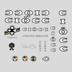 Ciocc San Cristobal Decals, Stickers N.790. Fixed Price $38.15.