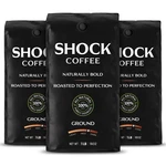 Shock Ground, The Strongest Caffeinated All-natural Coffee, 3 Pounds. Fixed Price $59.13.
