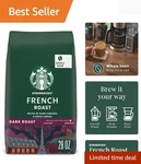 Starbucks Whole Bean Coffee, Dark French Roast, 100% Arabica, 1.... Fixed Price $38.99.