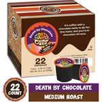 Crazy Coffee 22 Kcups Capsules Death By Chocolate Flavored Keurig New Box. Fixed Price $30.95.