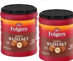 Folgers Toasty Hazelnut Artificially Flavored Ground Coffee, 9.6 Oz. (pack 2). Fixed Price $15.49.