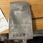 Lifeboost Medium Roast Swiss Water Decaf Coffee Ground Non-gmo Low Acid Single. Fixed Price $20.00.