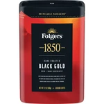 Folgers 1850 Black Gold Dark Roast Coffee, 12 Oz Recyclable Canister. Fixed Price $5.99.