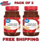 Great Value Classic Medium Roast Instant Coffee, 8 Oz (pack 2). Fixed Price $6.70.