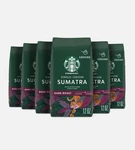 Starbucks Ground Coffee Dark Roast Sumatra 100% Arabica 6 Bags 12 Oz Each. Fixed Price $54.99.