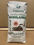Starbucks Coffee Sun-dried Ethiopia Highlands Medium Roast Whole Bean 1LB. Fixed Price $11.95.