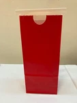 50 Pack 1/2 Lb. Red Paper Coffee Tea Gift Bags With Reclosable Tie. Fixed Price $10.00.