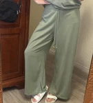 House Of Harlow 1960 Womens Olive Green Linen Blend Wide-leg Pants Size Small. Fixed Price $21.63.