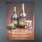 1982 Bailey's Irish Cream American Creme Liqueur Vintage Print Ad Hartford Ct. Fixed Price $12.95.