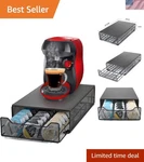 Coffee Pods Holders For Tassimo Discs Capsule Metal Storage Drawer Capaci. Fixed Price $69.95.