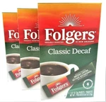 Folgers Instant Coffee 6 Single Packets Classic Decaf Lot 3. Fixed Price $14.88.