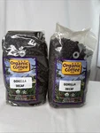 2 Pc Organic Coffee Co. Gorilla Decaf Lb Bags Beans. Fixed Price $28.00.