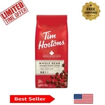 Tim Hortons Medium Roast Whole Beans - 12OZ Bag For Fresh Coffee. Fixed Price $9.81.