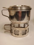 Vintage Mcm Gr Pour Over Coffee Cups Set 3 Chrome Glass Drip Brewer 1960S. Fixed Price $49.99.
