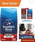 Seattle Best Coffee, Dark Roast Ground Post Alley, 100% Arabica, .... Fixed Price $19.99.