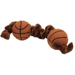 Lil Pals Plush And Vinyl Basketball Dog Tug Toy Brown, 8 In*. Fixed Price $8.95.