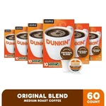Dunkin Original Blend Coffee, Medium Roast, K-cup Pods, 10 Count Boxes (pack 6). Fixed Price $31.99.