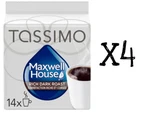 Tassimo Maxwell House Dark Roast Coffee Single Serve T-discs Box 14X4. Fixed Price $59.99.