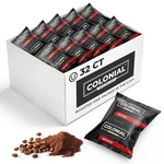 Colonial Coffee 32 Count Arabica Medium-dark Roast Single Pot Packets. Fixed Price $116.99.