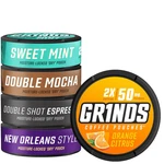 Grinds Coffee Pouches 5-CAN Variety Pack Double Mocha, Sweet Mint, Sh. Fixed Price $46.10.