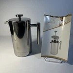 Wolfgang Puck Stainless Steel French Press Coffee Maker New Open Box. Fixed Price $25.00.
