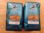 Lot 12 Oz Bags Caribou Blend Whole Bean Medium Roast Coffee Exp 8/16/26. Fixed Price $19.99.