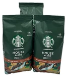 3PK Starbucks House Blend Ground Coffee Medium Roast 18OZ. Fixed Price $28.95.