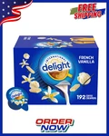 International Delight, French Vanilla, Single-serve Coffee Creamers, 192 Count. Fixed Price $23.99.