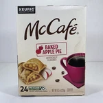 Mcdonald's Mccafe Baked Apple Pie Flavor 24 Keurig Coffee K-cup Pods Exp 02/2026. Fixed Price $32.95.