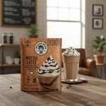 Frozen Bean Medium Roast Frappe Blend 12 Pack, Mocha Latte Instant Coffee Packet. Fixed Price $20.98.