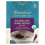 Organic Roasted Herbal Tea, Dandelion, Dark Roast, Caffeine Free, 10 Bags,. Fixed Price $9.76.